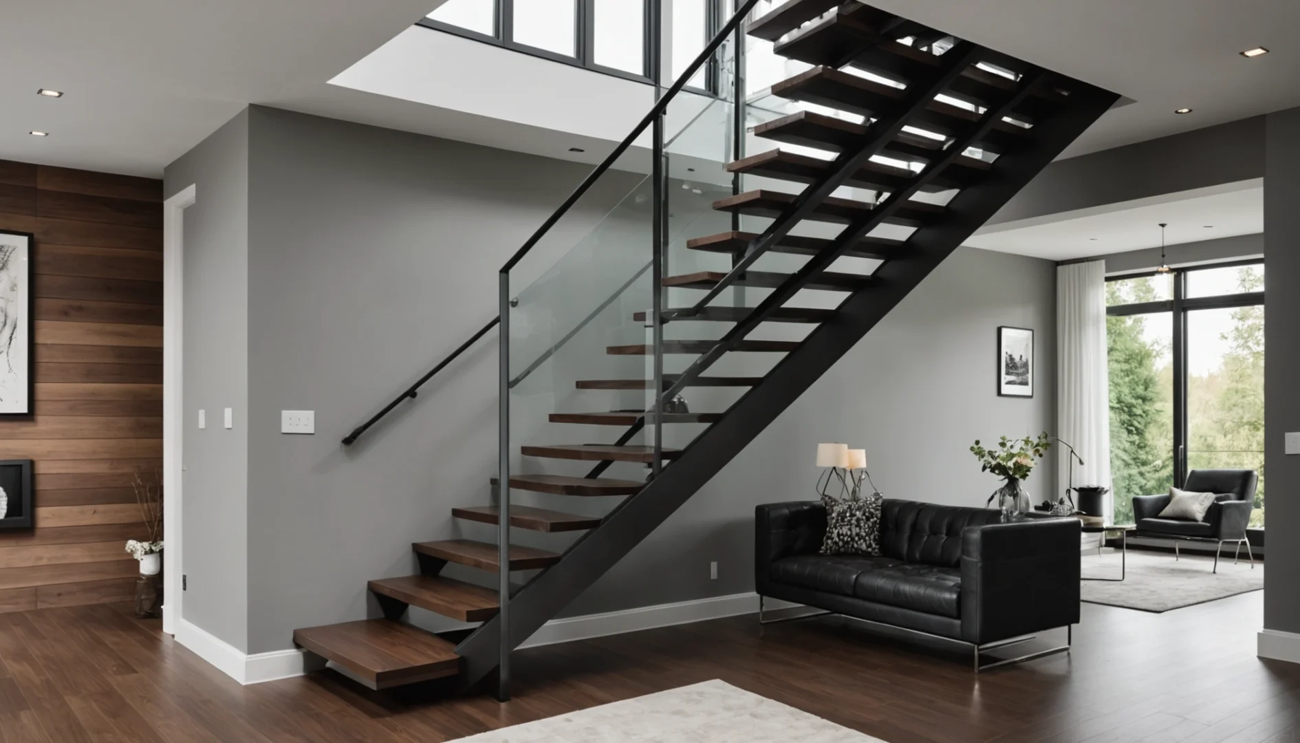 marche pour escalier suspendu