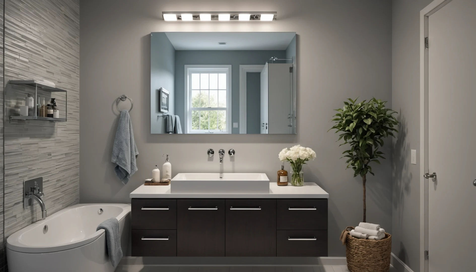 petite salle de bain avec toilette