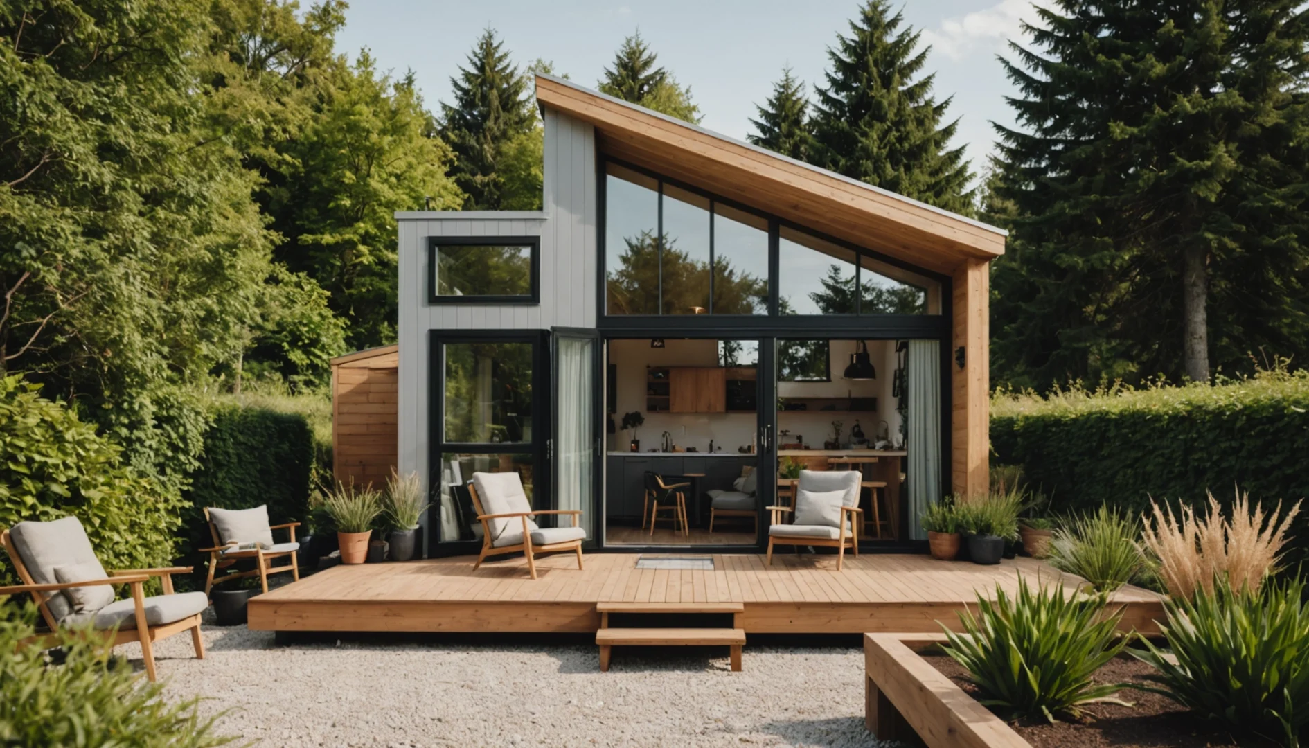 tiny house avec toit-terrasse