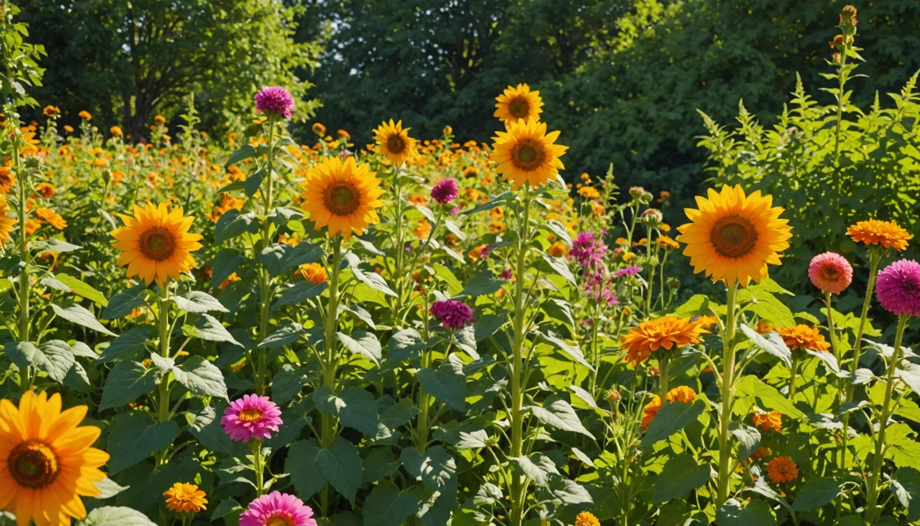 fleurs pour emplacement ensoleillé